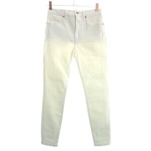 Everlane High Rise Skinny Jeans White 27 Ankle